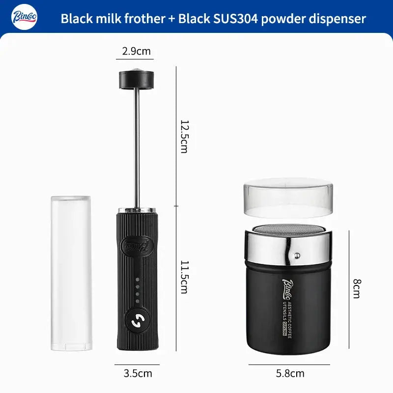 BINCOO Electric Milk Frother Wireless Handheld USB Rechargeable