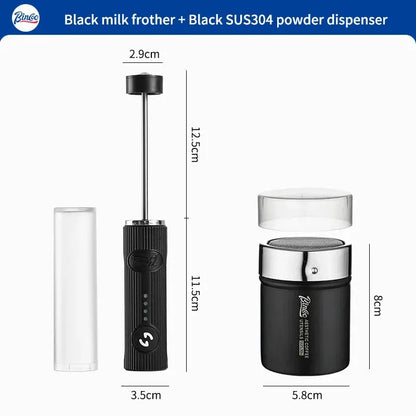BINCOO Electric Milk Frother Wireless Handheld USB Rechargeable