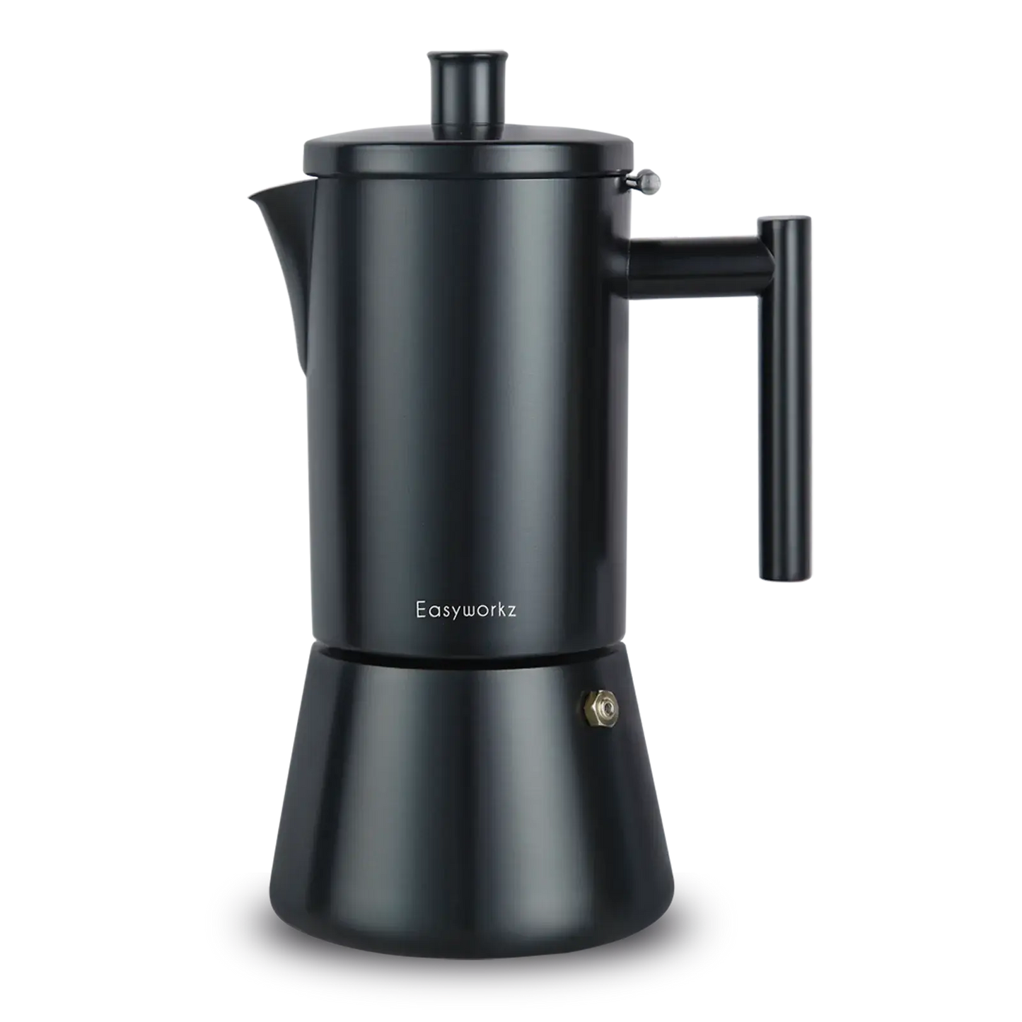 Easyworkz Stainless Steel Moka Pot Induction Espresso Maker Durable