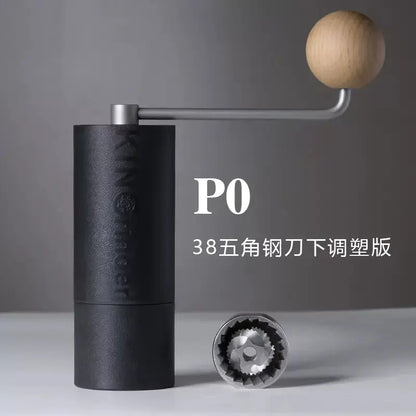 KINGrinder P2 Steel Burr Grinder Lightweight Portable Manual Coffee Mill