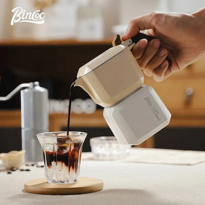 Italian Coffee Moka Pot Set Compact Espresso Maker for Home Office