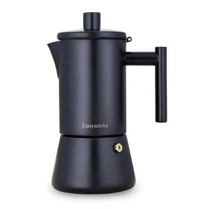 Easyworkz Stainless Steel Moka Pot Induction Espresso Maker Durable