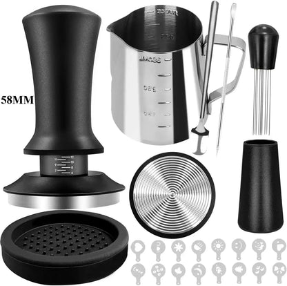51/58mm Stainless Barista Kit 22-Piece Espresso Accessory Set