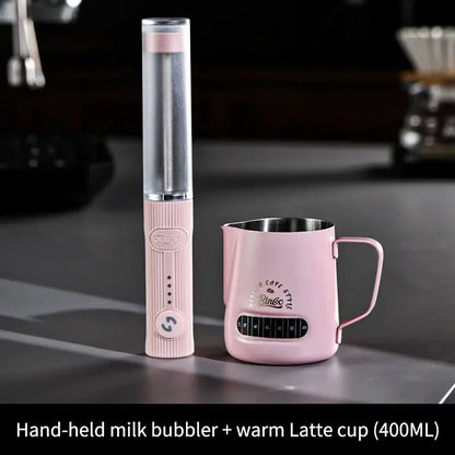 BINCOO Electric Milk Frother Wireless Handheld USB Rechargeable