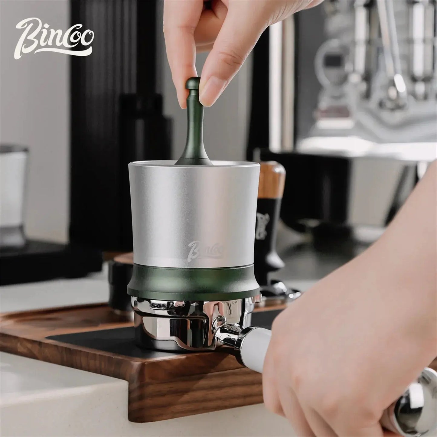58mm Steel Espresso Dosing Shaker Stainless Coffee Grounds Distributor