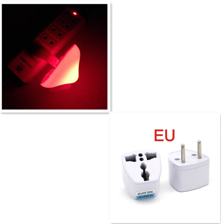LED Night Light Mushroom Wall Socket Lamp with Sensor | Decoraway