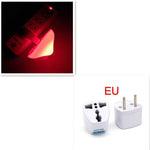 LED Night Light Mushroom Wall Socket Lamp with Sensor | Decoraway