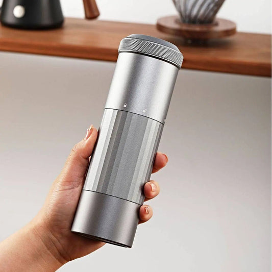 Portable Electric Coffee Grinder USB Rechargeable Wireless Stainless Steel Blades