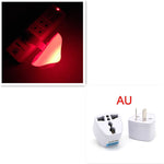 LED Night Light Mushroom Wall Socket Lamp with Sensor | Decoraway
