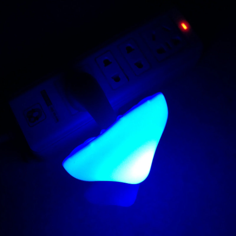 LED Night Light Mushroom Wall Socket Lamp with Sensor | Decoraway