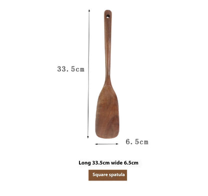 Teak Wood Kitchen Utensil Set Spoon Ladle Turner Durable Eco-Friendly