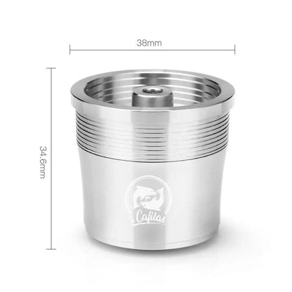 Stainless Steel Reusable Coffee Pod Compact Eco-Friendly Capsule