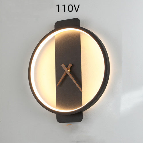 Wall Lamp – Modern LED Bedside Light with Clock Design | Decoraway